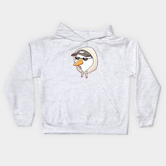 Cool duck Kids Hoodie by katzura